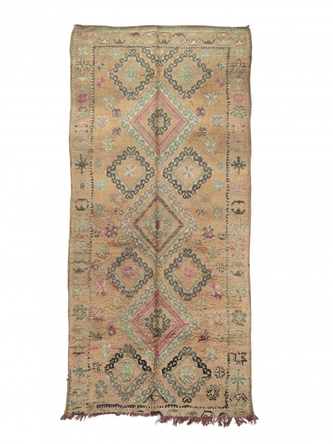 Kilimová rohož Marocký Azilal Špeciálna edícia 390 x 190 cm