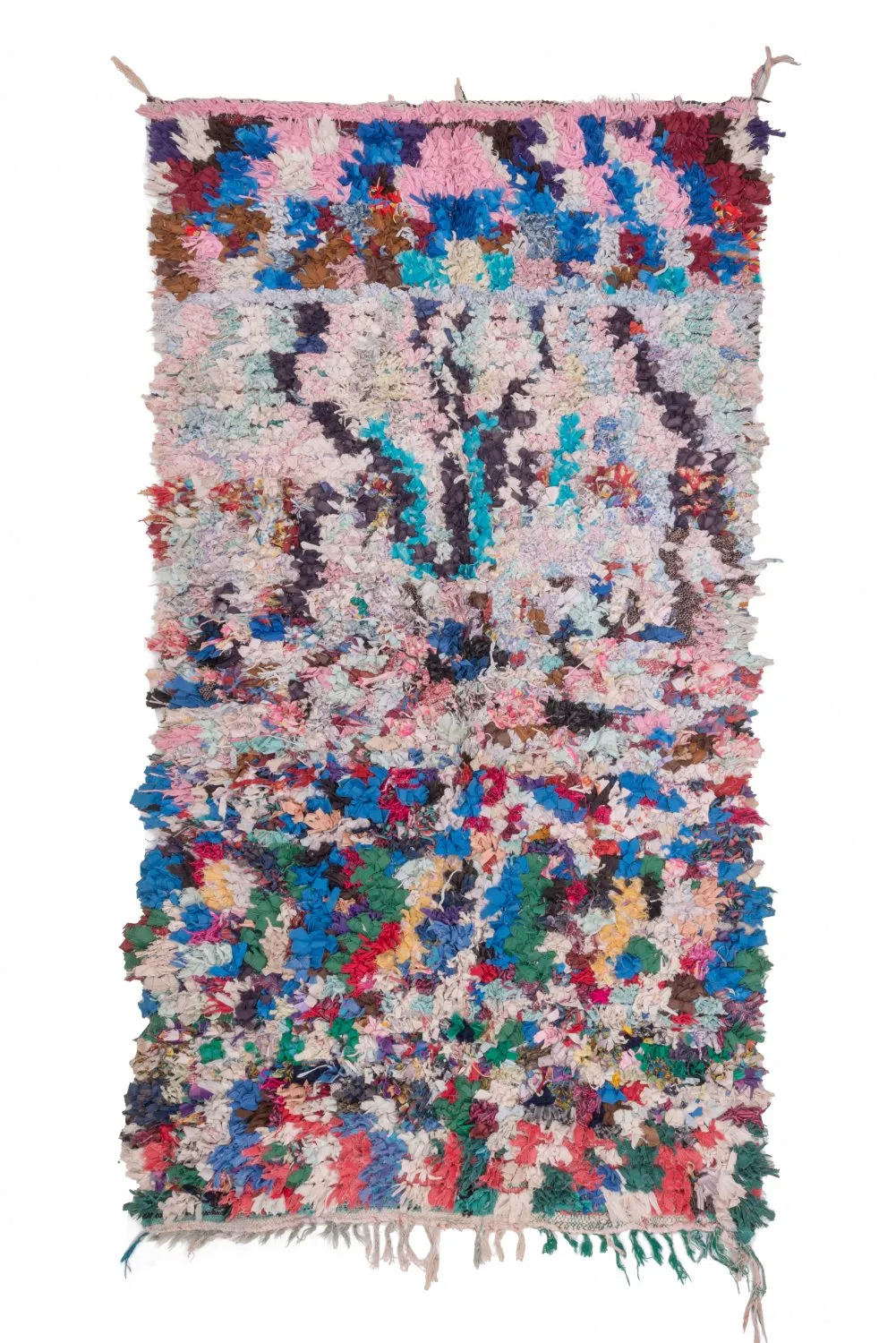 Marockansk Boucherouite-matta 220 x 140 cm