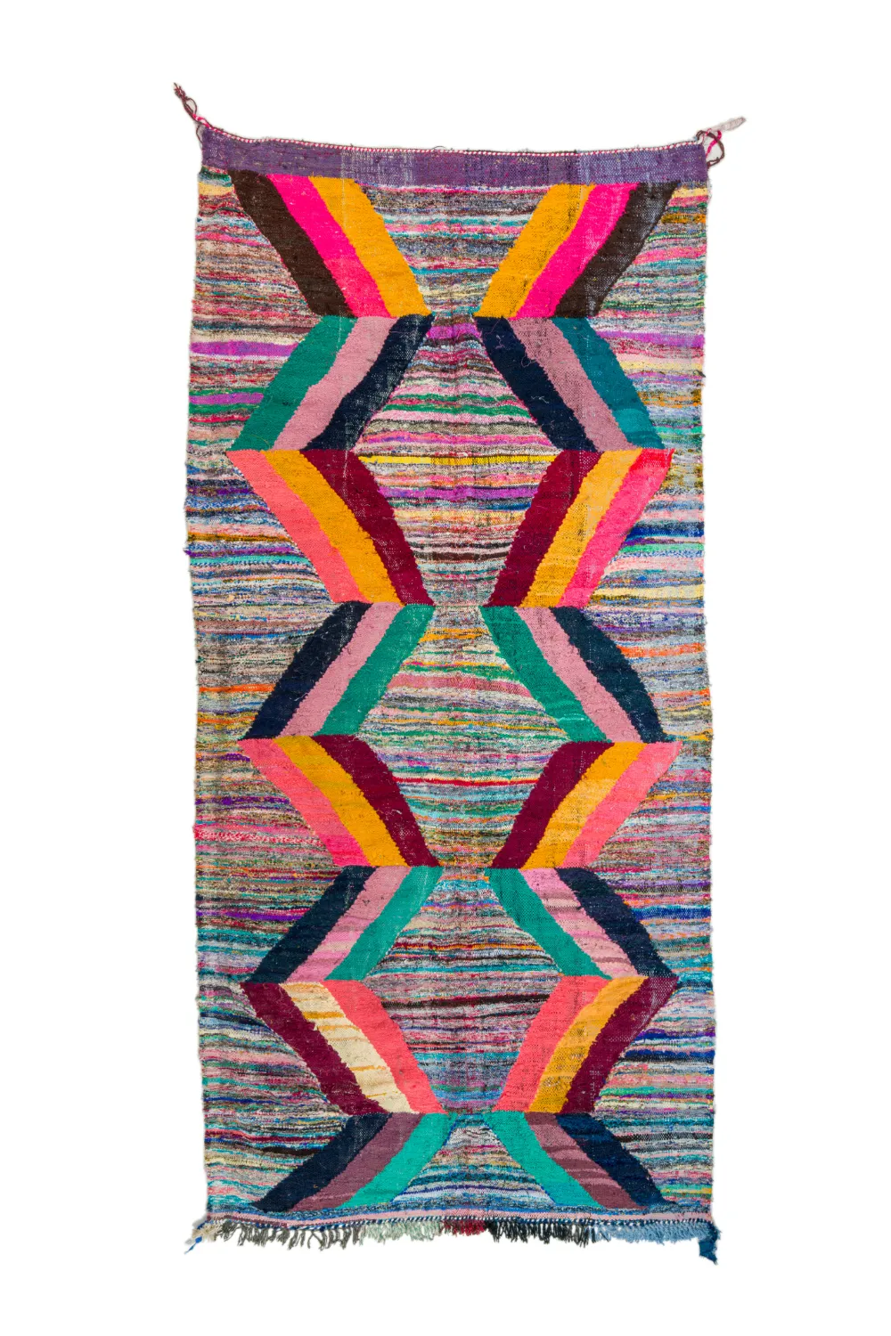 Koberec Berbere Marocký Boucherouite 150 x 325 cm