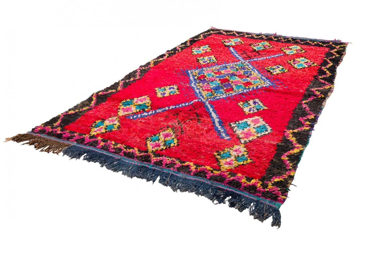 Koberec Berbere Marocký Boucherouite 170 x 300 cm