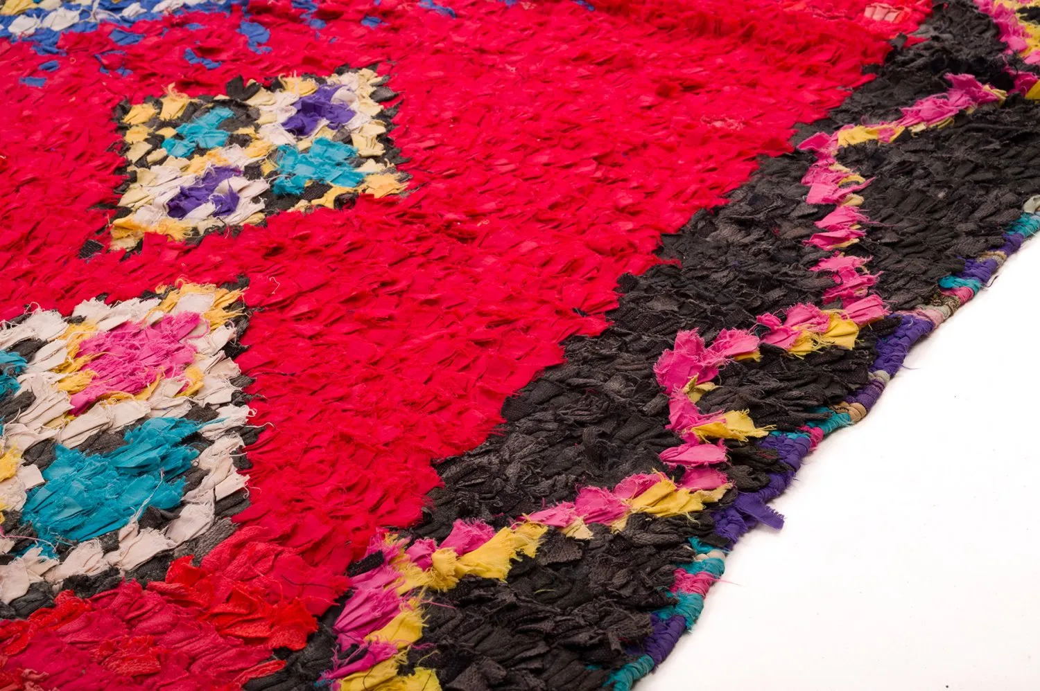 Koberec Berbere Marocký Boucherouite 170 x 300 cm