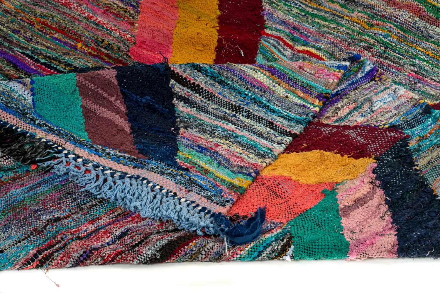 Koberec Berbere Marocký Boucherouite 150 x 325 cm