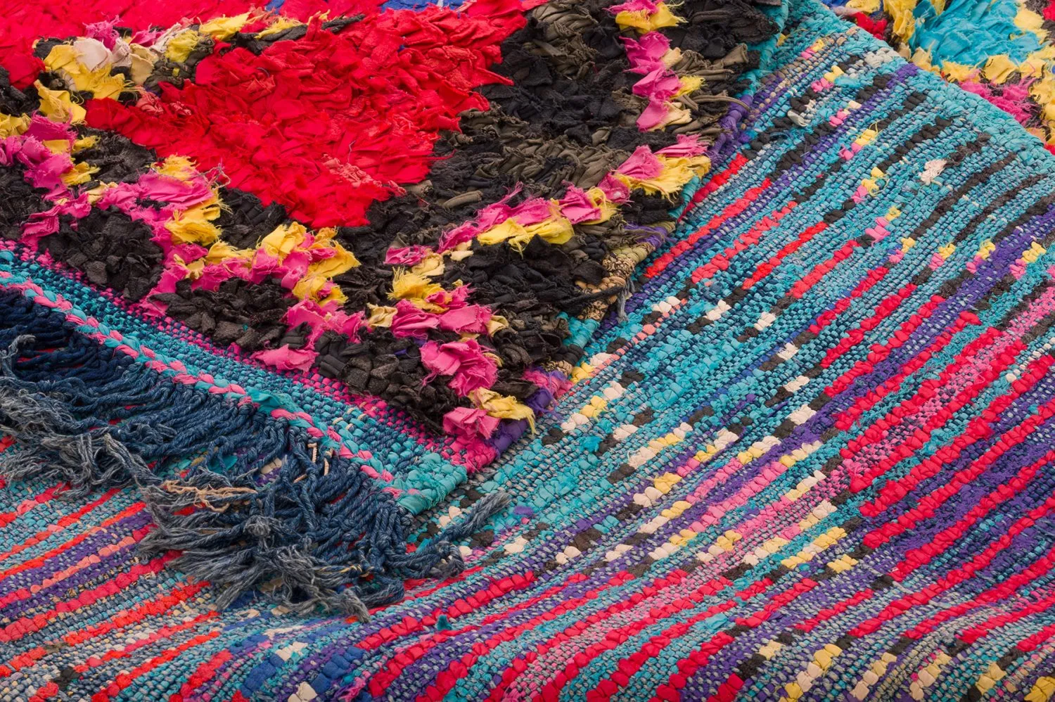 Koberec Berbere Marocký Boucherouite 170 x 300 cm