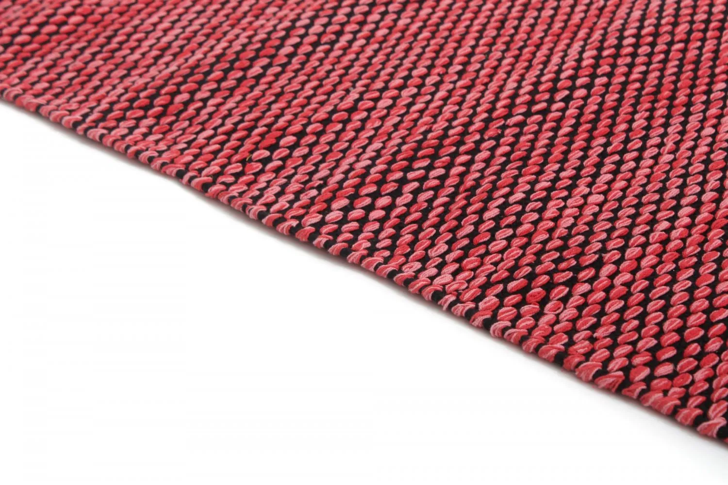 Koberec z látok - Tuva (červený)