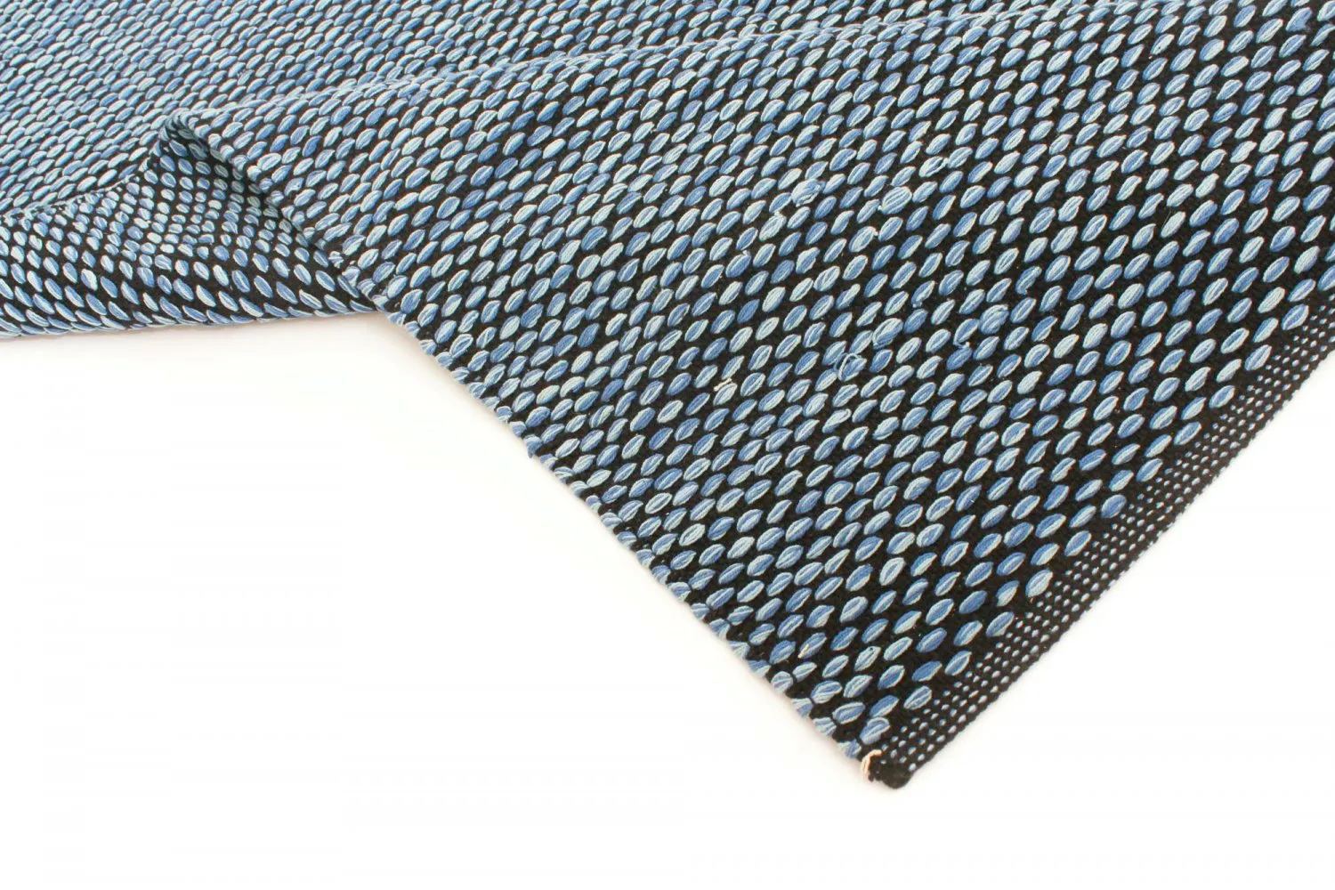 Patchwork koberec - Tuva (modrá)