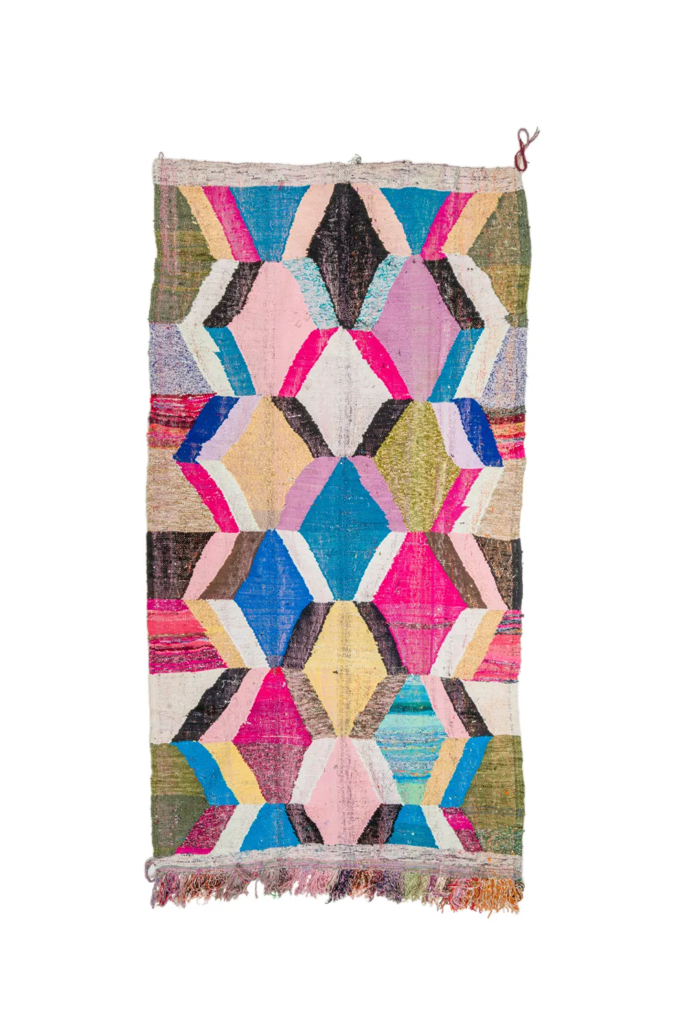 Koberec Berbere Marocký Boucherouite 150 x 275 cm