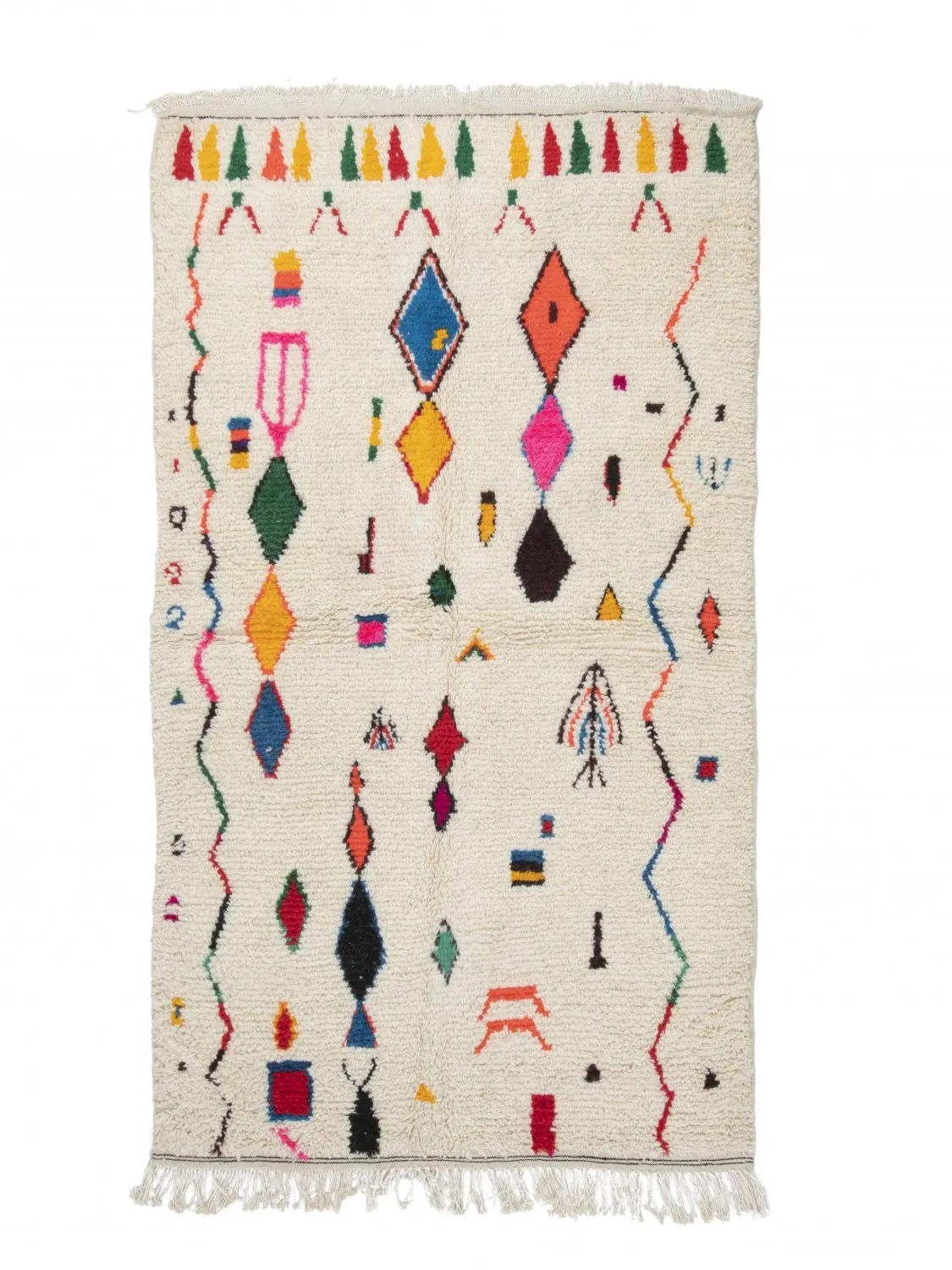 Kilimová rohož Marocký Azilal 260 x 140 cm