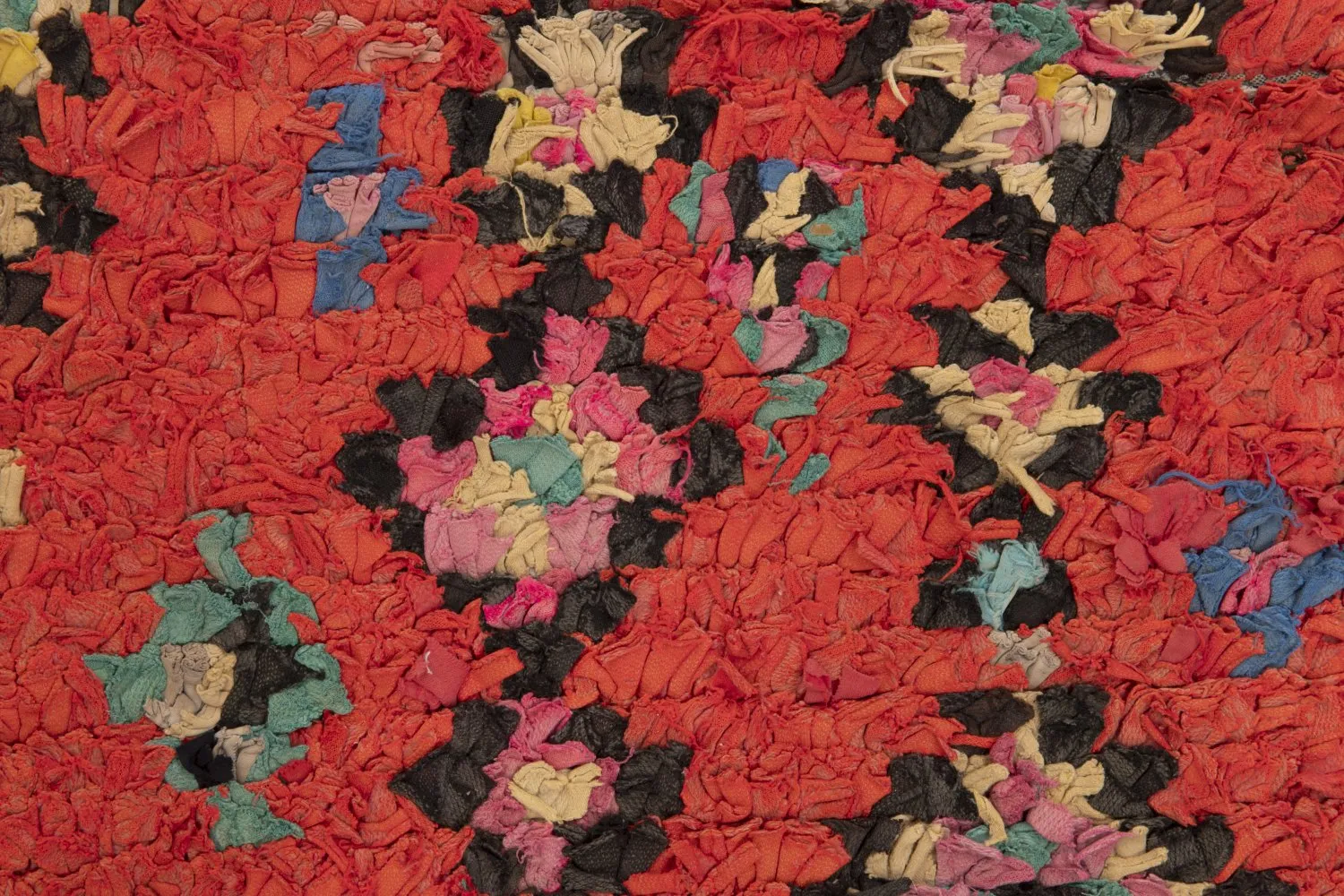 Marockansk Boucherouite-matta 245 x 140 cm