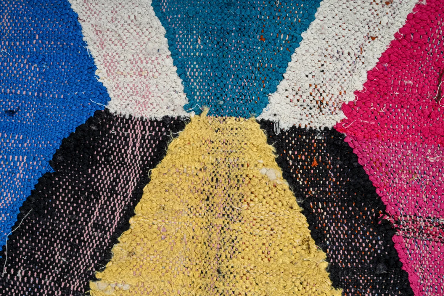 Koberec Berbere Marocký Boucherouite 150 x 275 cm