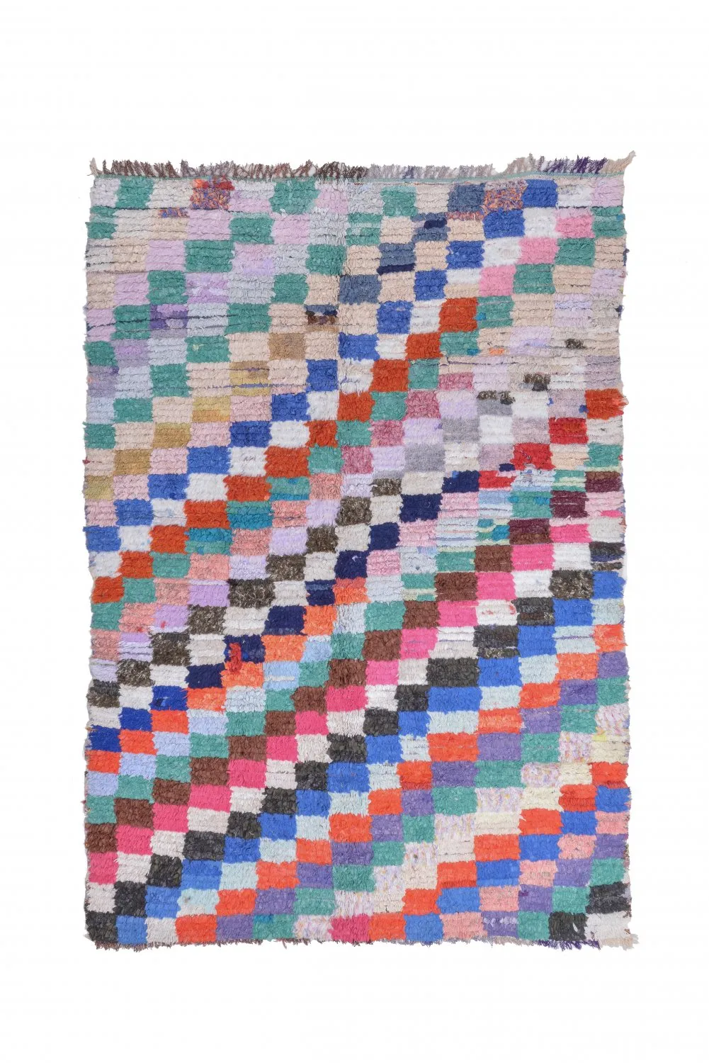 Marockansk Boucherouite-matta 175 x 155 cm