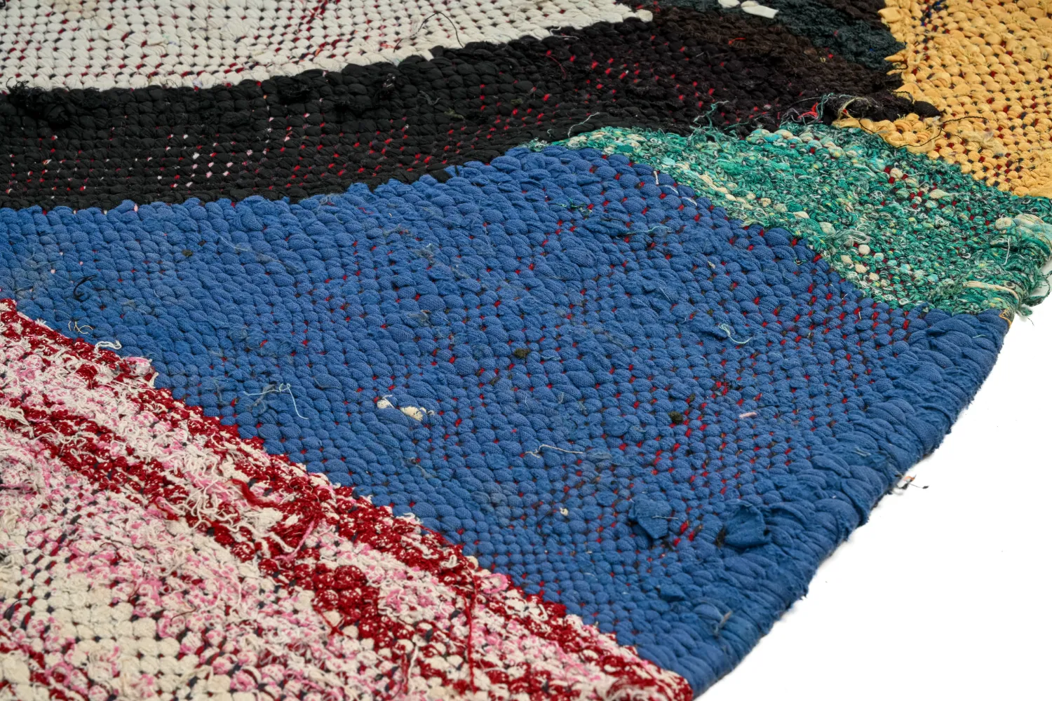 Koberec Berbere Marocký Boucherouite 140 x 305 cm