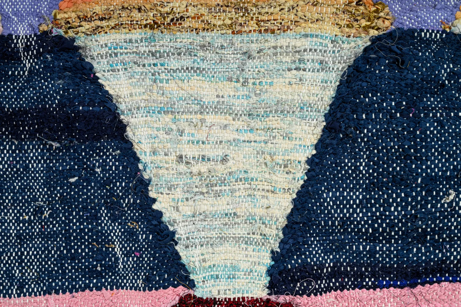 Koberec Berbere Marocký Boucherouite 145 x 270 cm