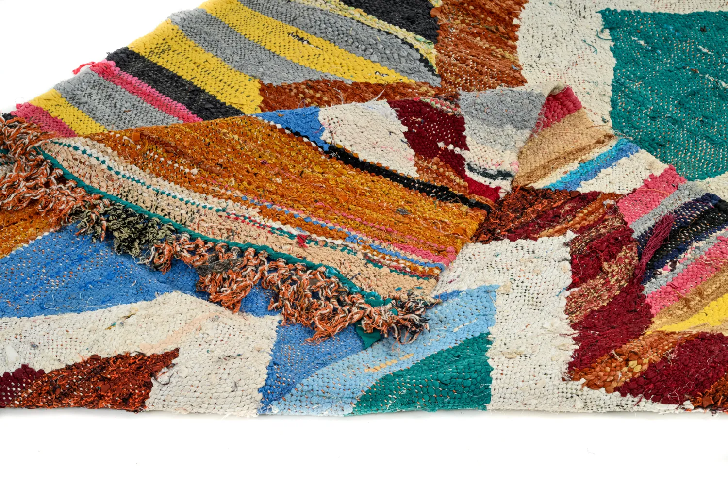 Koberec Berbere Marocký Boucherouite 125 x 225 cm