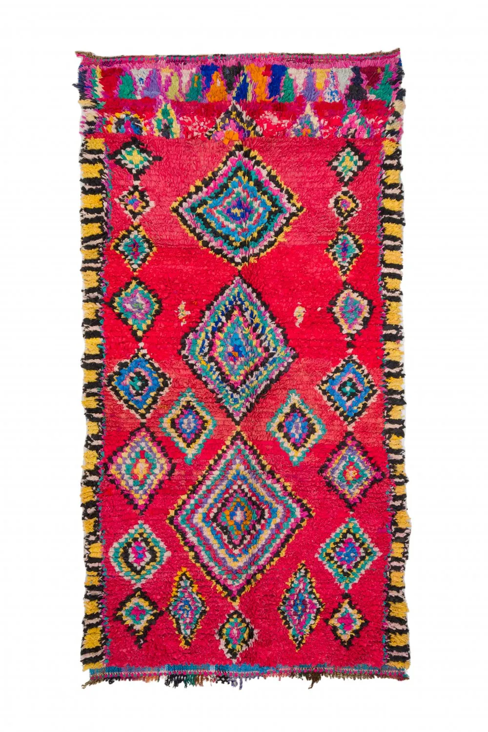 Koberec Berbere Marocký Boucherouite 290 x 140 cm