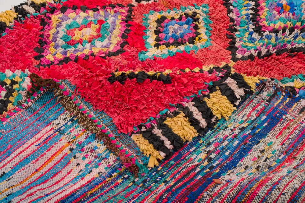 Koberec Berbere Marocký Boucherouite 290 x 140 cm