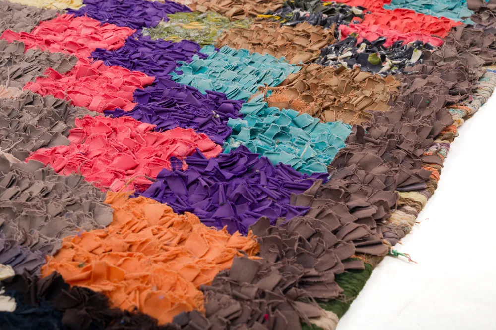 Koberec Berbere Marocký Boucherouite 270 x 145 cm