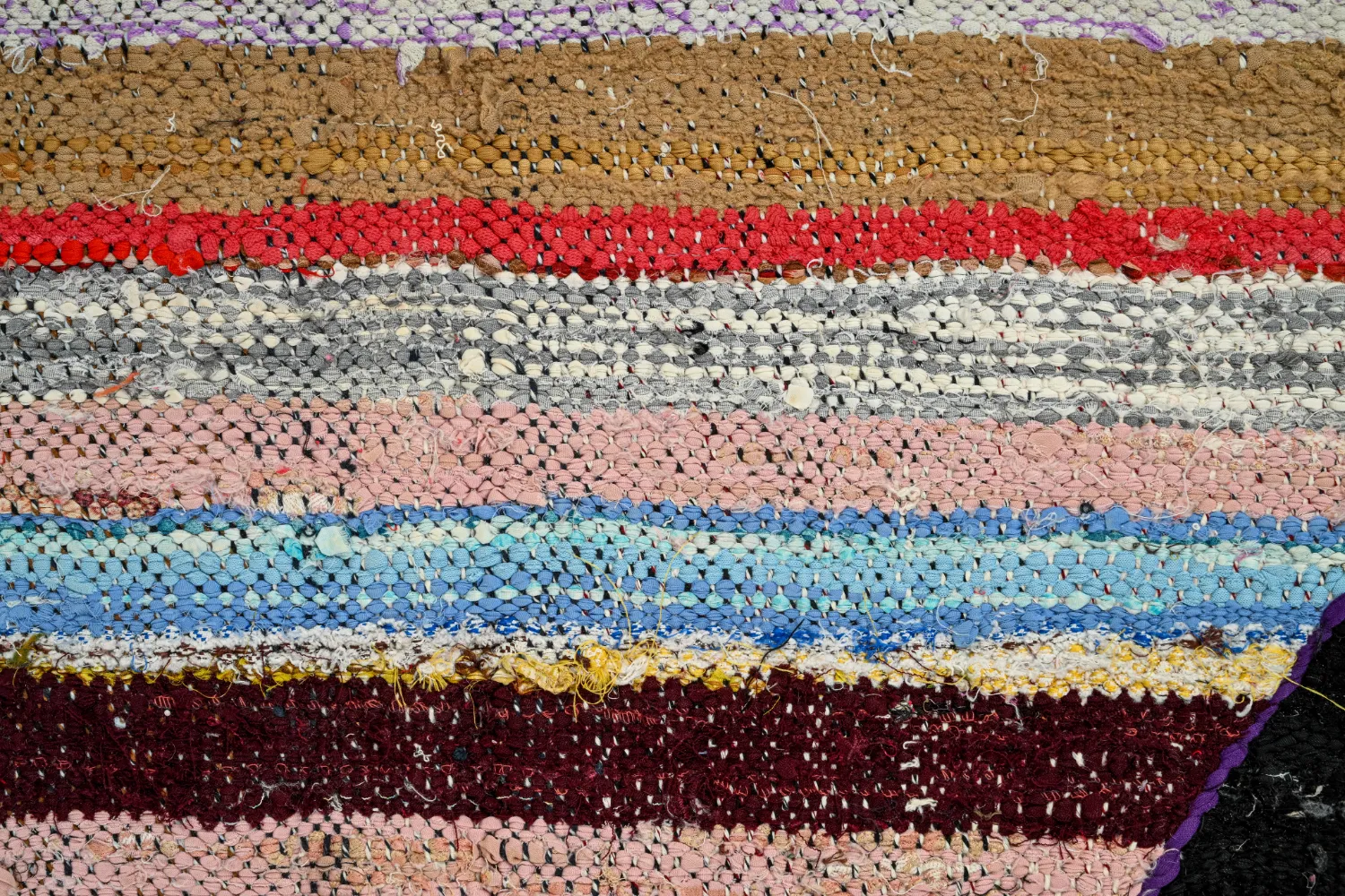 Koberec Berbere Marocký Boucherouite 125 x 230 cm