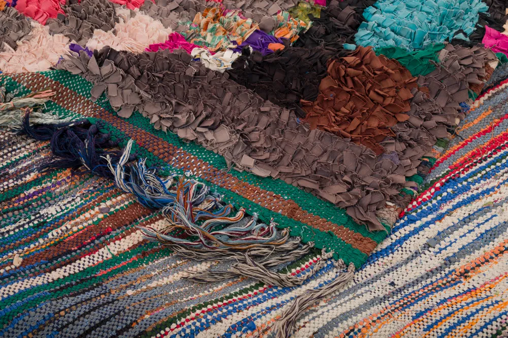 Koberec Berbere Marocký Boucherouite 270 x 145 cm