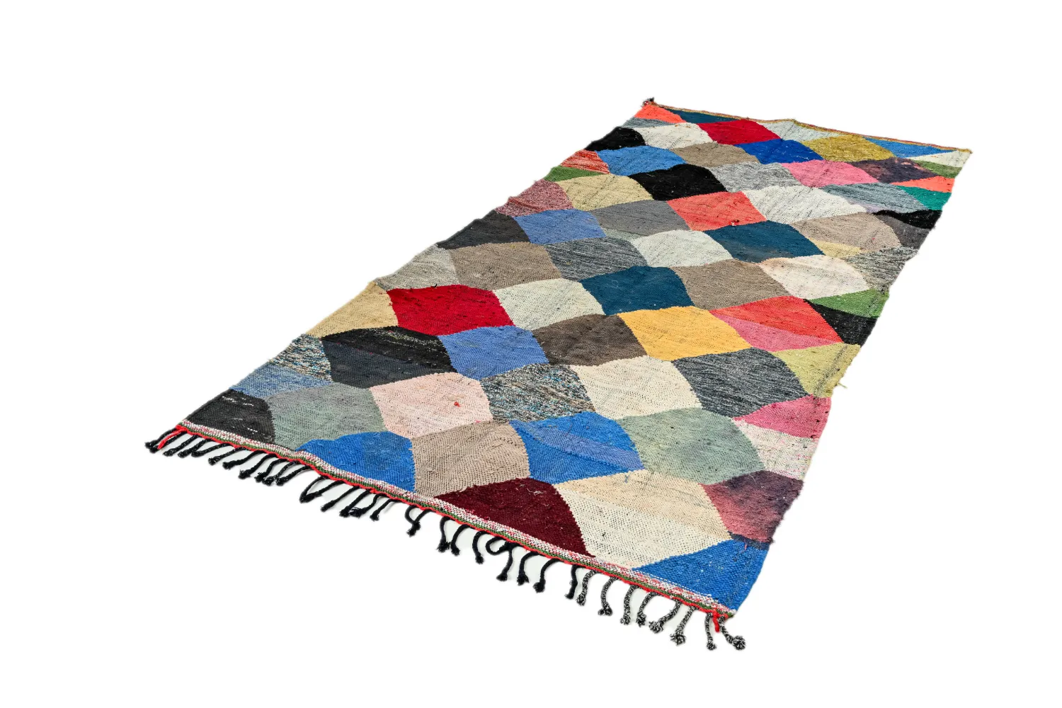 Koberec Berbere Marocký Boucherouite 145 x 300 cm