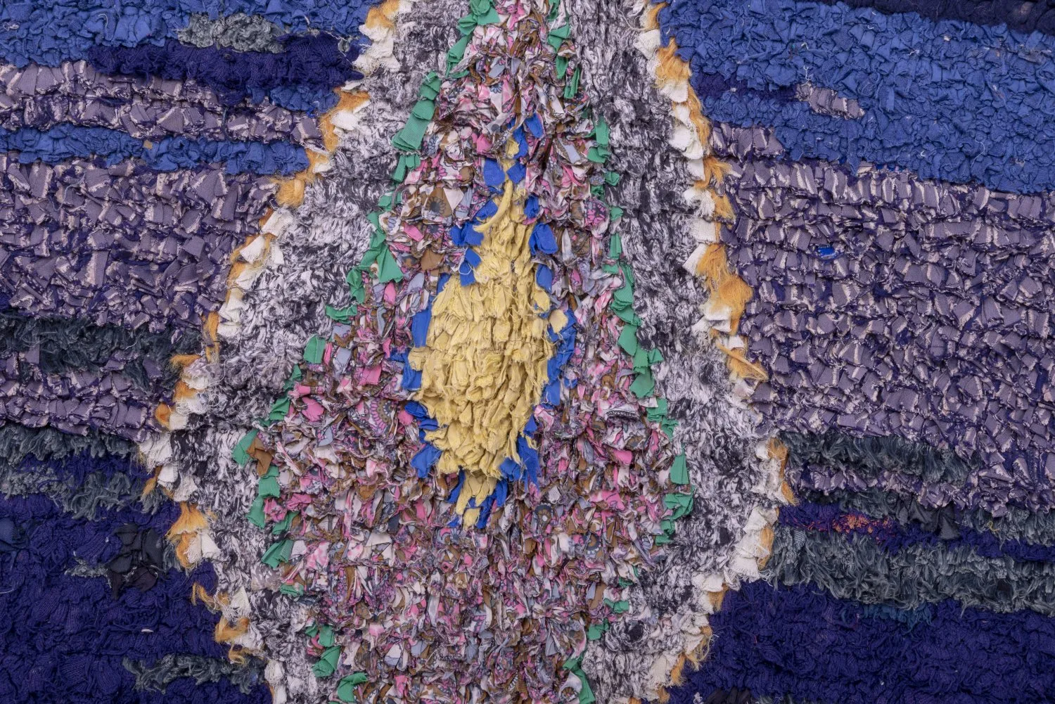 Marockansk Boucherouite-matta 230 x 170 cm