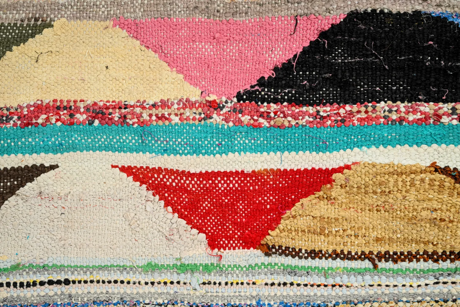 Koberec Berbere Marocký Boucherouite 145 x 250 cm