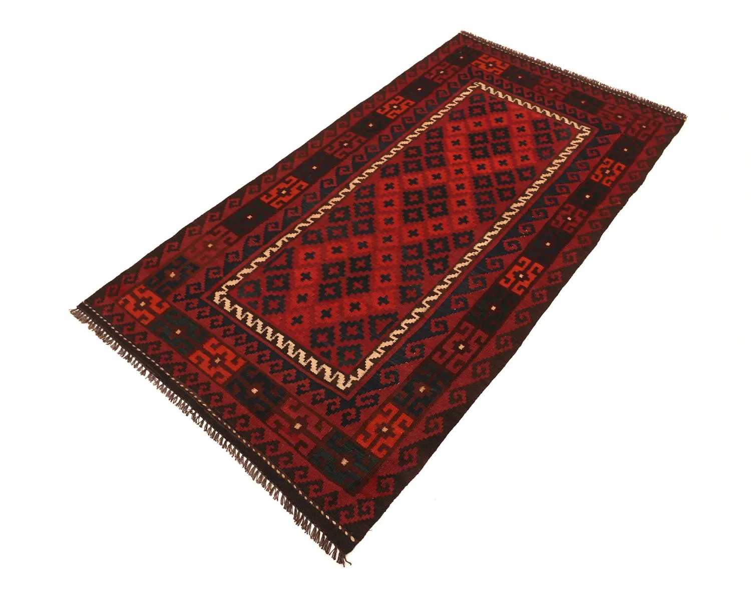 Orientálny kilimový koberec 203 x 102 cm