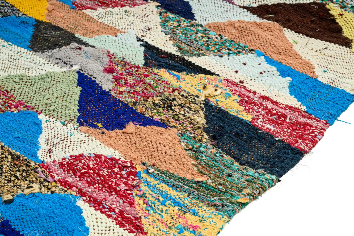 Koberec Berbere Marocký Boucherouite 125 x 225 cm