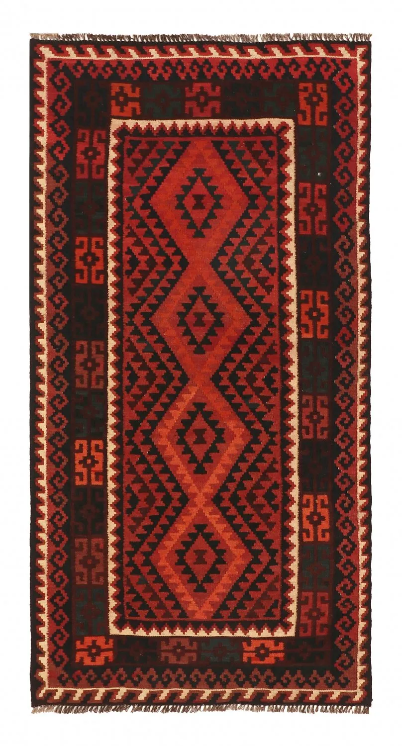 Orientálny kilimový koberec 209 x 102 cm