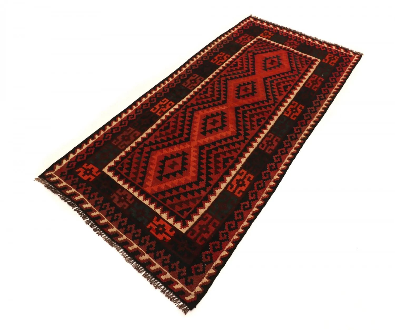 Orientálny kilimový koberec 209 x 102 cm