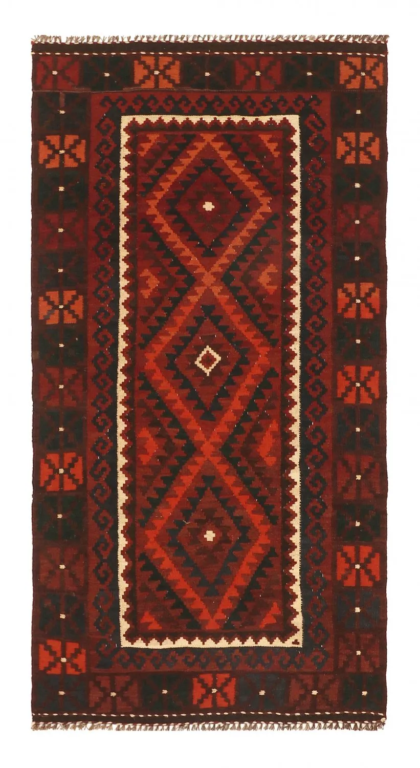 Orientálny kilimový koberec 198 x 101 cm