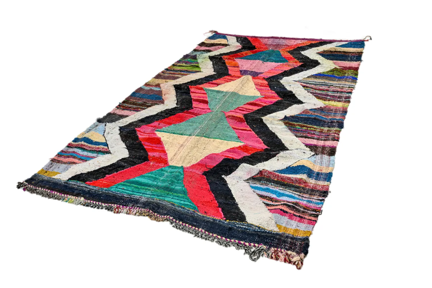 Koberec Berbere Marocký Boucherouite 165 x 290 cm