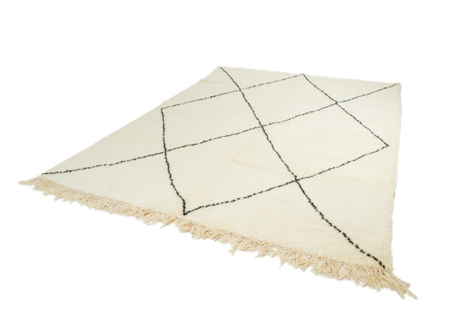 Kilimový koberec Marocký Beni Ourain 215 x 300 cm