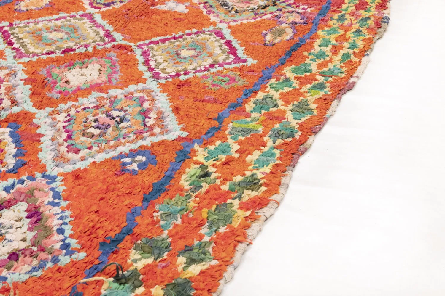 Marockansk Boucherouite-matta 285 x 100 cm