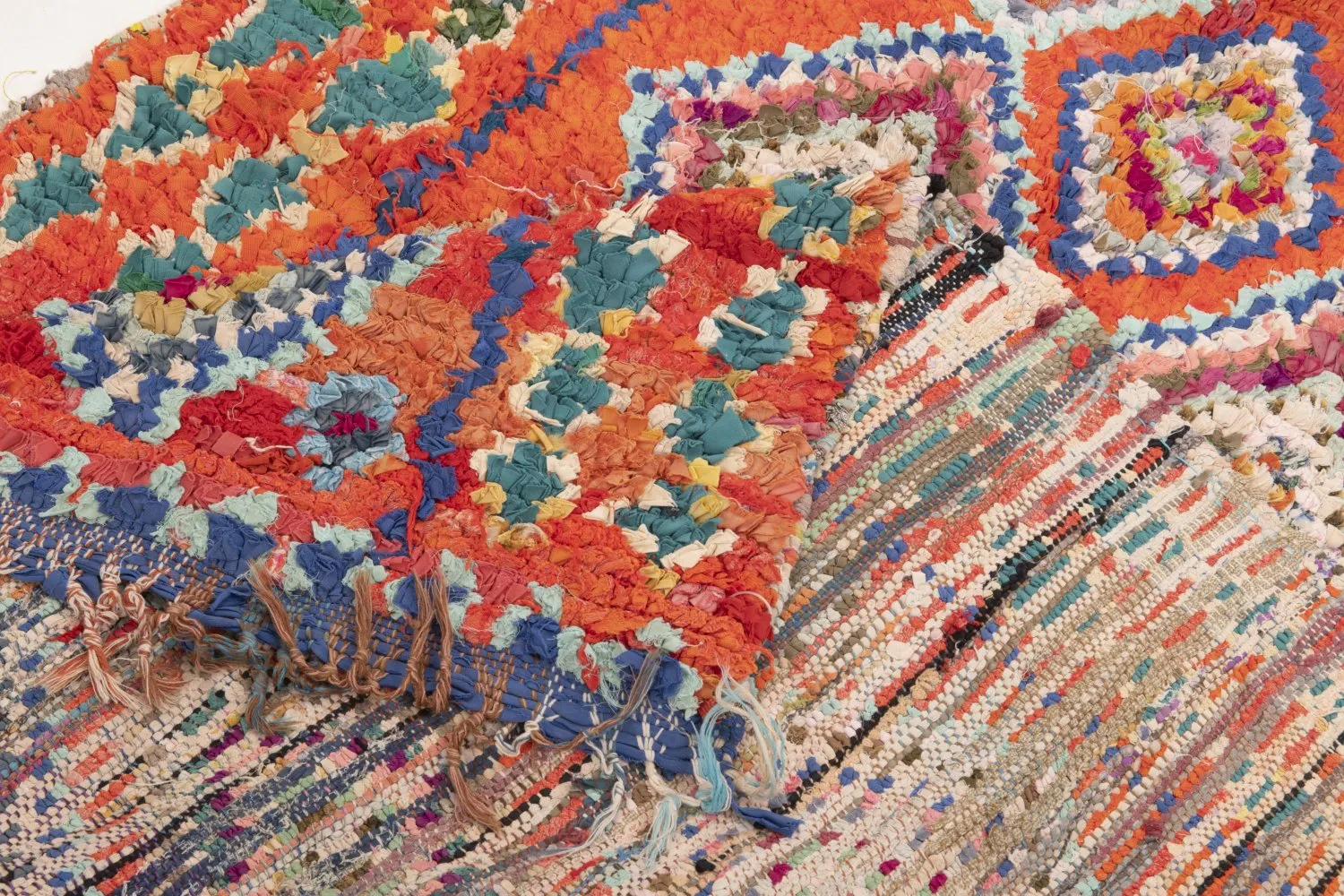 Marockansk Boucherouite-matta 285 x 100 cm
