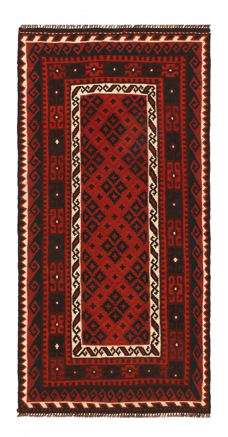 Orientálny kilimový koberec 209 x 102 cm