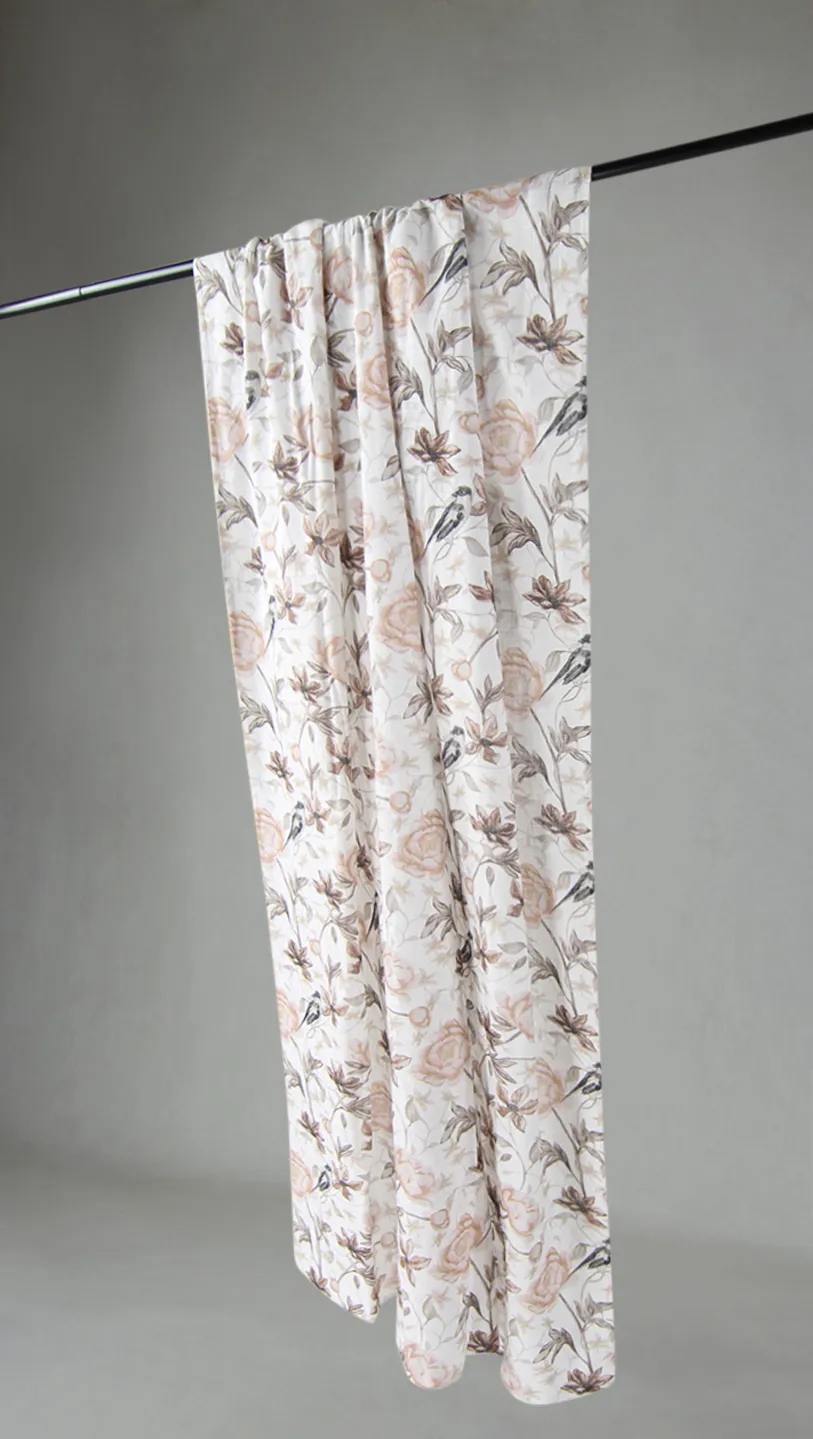 Záclony - Bavlnená záclona - Gullan (béžová)