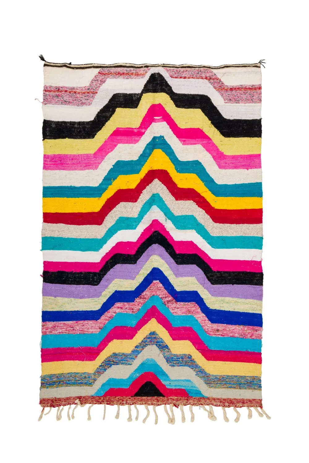 Koberec Berbere Marocký Boucherouite 130 x 195 cm