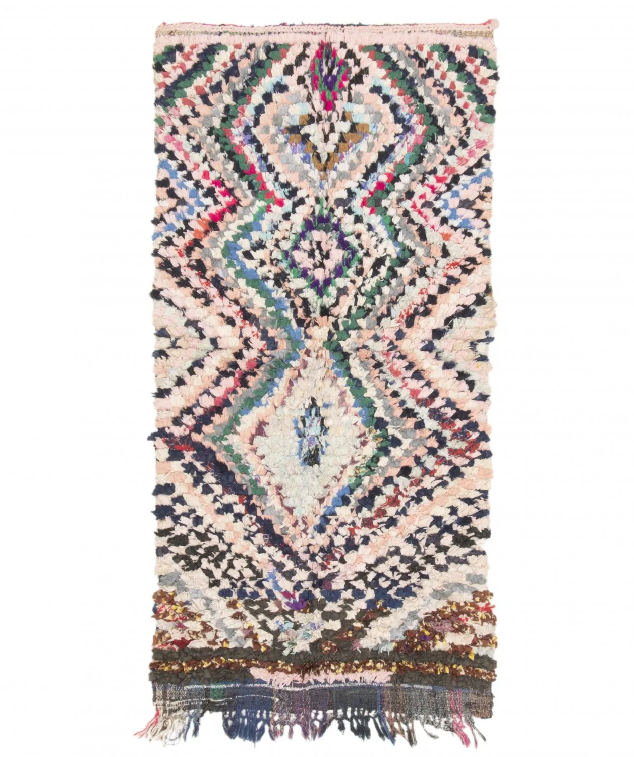 Marockansk Boucherouite-matta 175 x 95 cm