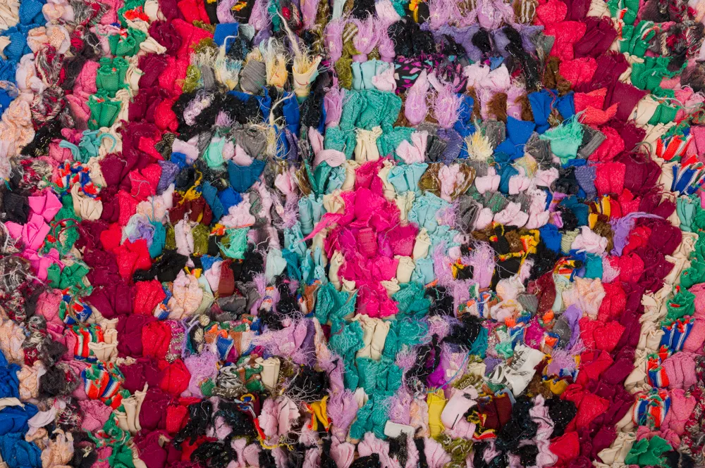 Koberec Berbere Marocký Boucherouite 255 x 145 cm