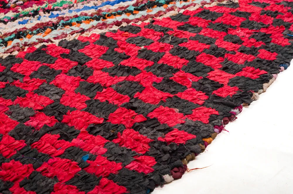 Koberec Berbere Marocký Boucherouite 255 x 145 cm