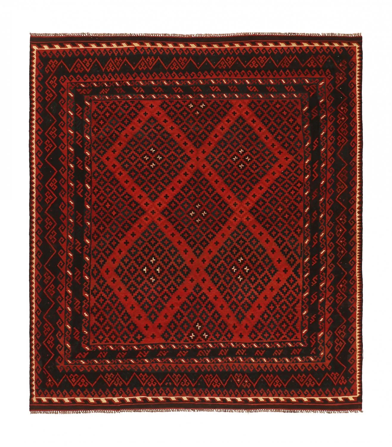 Orientálny kilimový koberec 296 x 263 cm