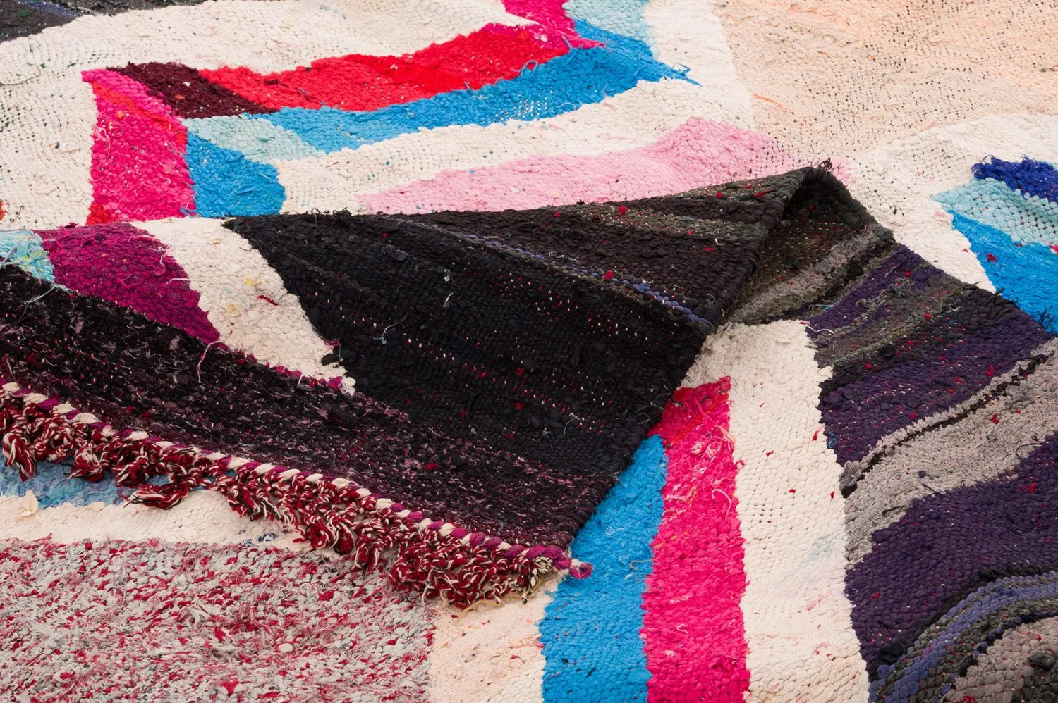 Koberec Berbere Marocký Boucherouite 150 x 315 cm