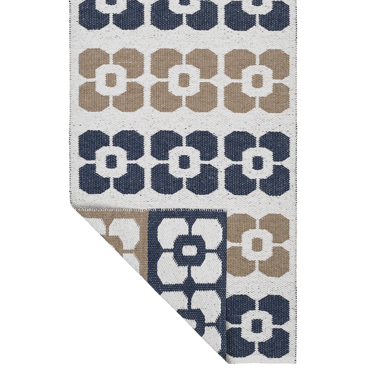 Plastové koberce - Horredsmattan Florian (tmavomodrý)