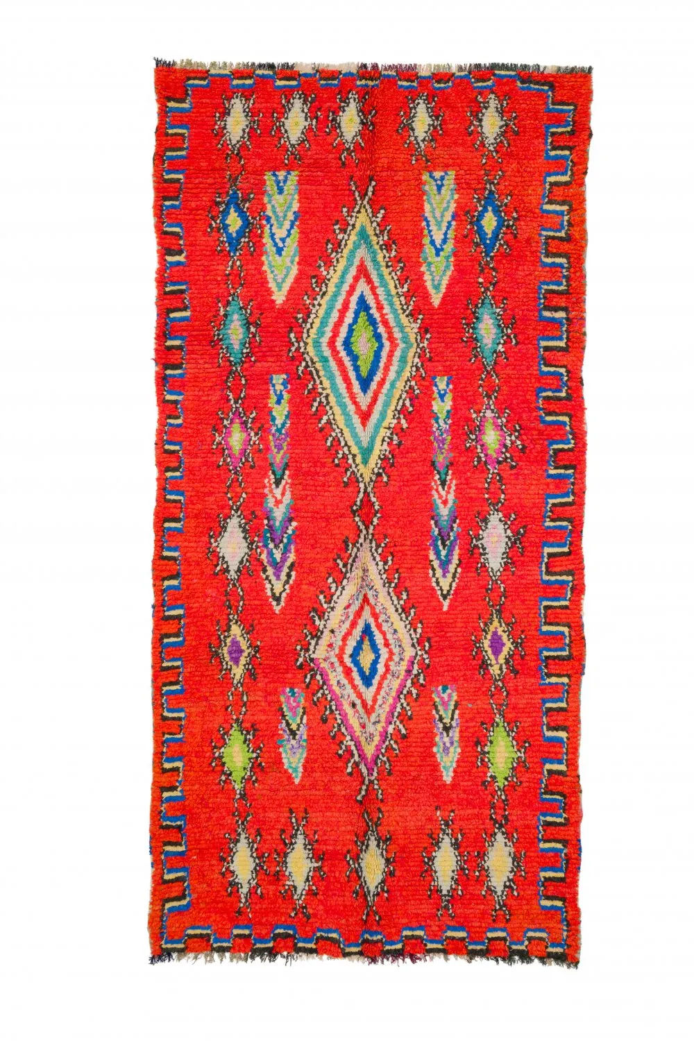 Koberec Berbere Marocký Boucherouite 285 x 135 cm