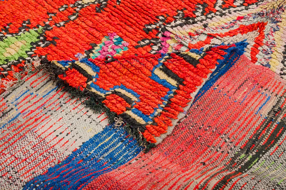 Koberec Berbere Marocký Boucherouite 285 x 135 cm