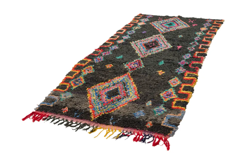 Koberec Berbere Marocký Boucherouite 285 x 120 cm