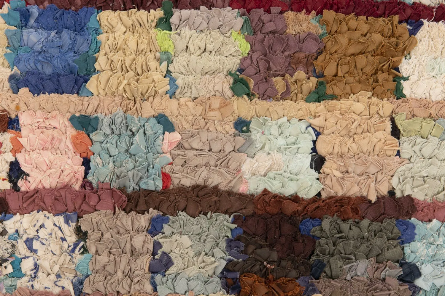 Marockansk Boucherouite-matta 205 x 115 cm