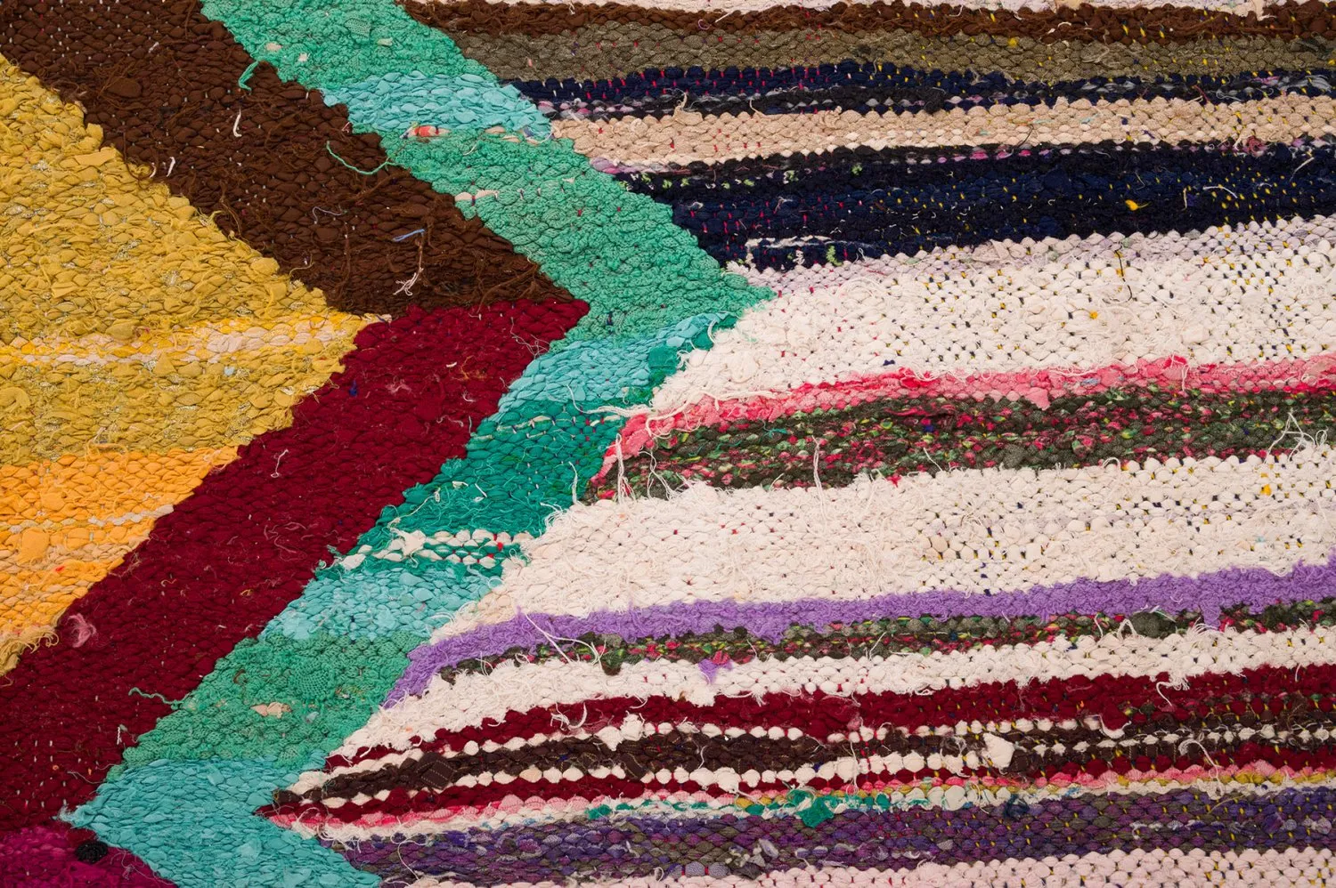 Koberec Berbere Marocký Boucherouite 150 x 285 cm