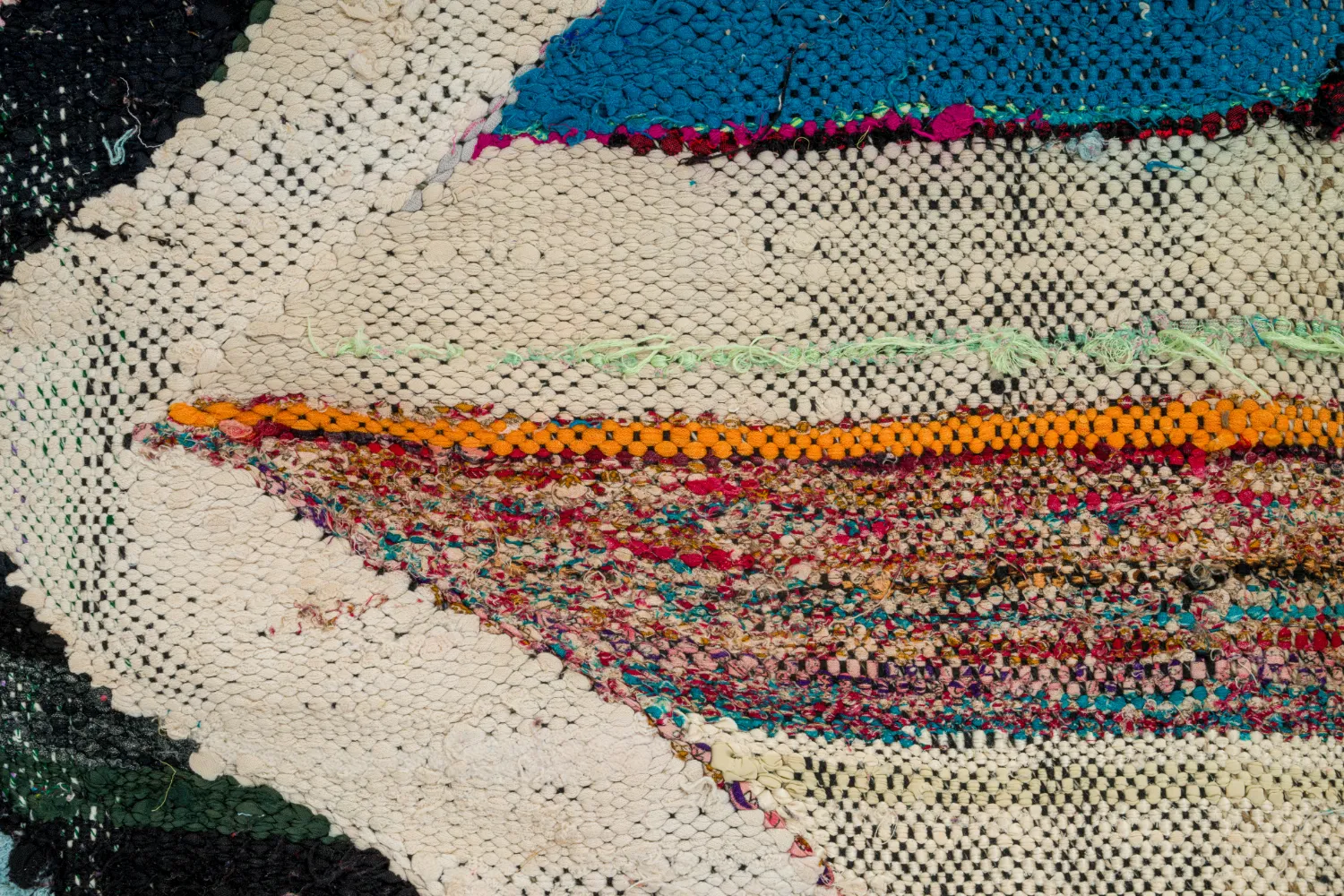 Koberec Berbere Marocký Boucherouite 120 x 275 cm