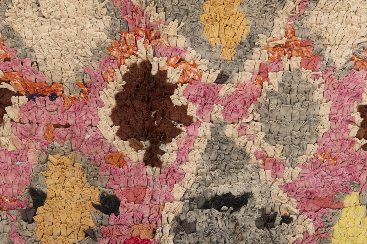 Marockansk Boucherouite-matta 255 x 100 cm